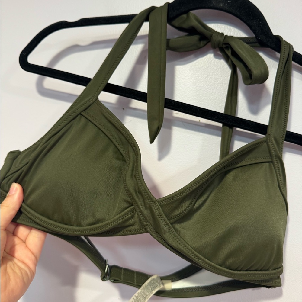 Victorias Secret PINK green bikini top - Picture 2 of 5